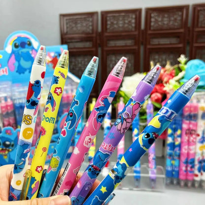 Disney Stitch Gel Pens Cute Signature Pen  Cartoon New Pressing Pen For Students 1