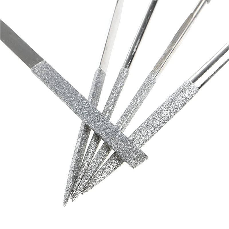 Diamond Needle File Set 10pcs Mini Needle File Kit For Stone Glass  Metal Carving Craft Hand Tools 13