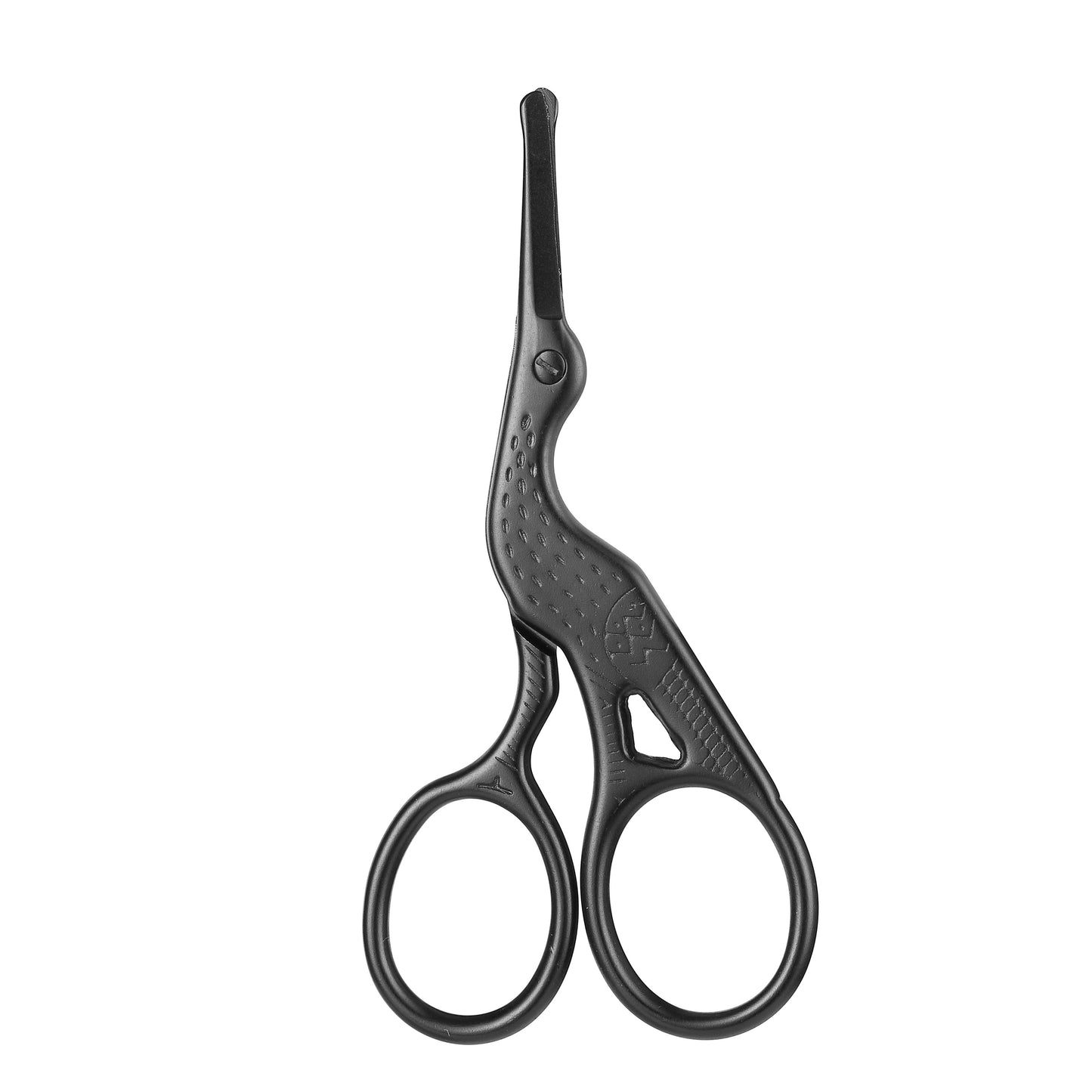 Premium Round Head Stainless Steel Nose Hair Scissors Multi Use Grooming Tool For Eyebrows Beard  E 8