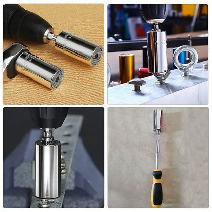 Magic Multi Hand Tools Universal Torque Wrench Power Drill Adapter Ratchet Bushing Spanner Key  Soc 3