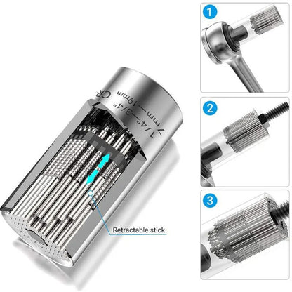 Magic Multi Hand Tools Universal Torque Wrench Power Drill Adapter Ratchet Bushing Spanner Key  Soc 8