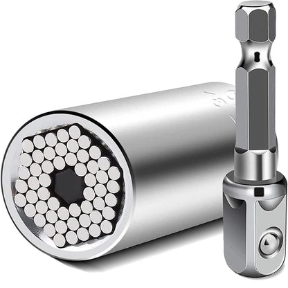 Magic Multi Hand Tools Universal Torque Wrench Power Drill Adapter Ratchet Bushing Spanner Key  Soc 10