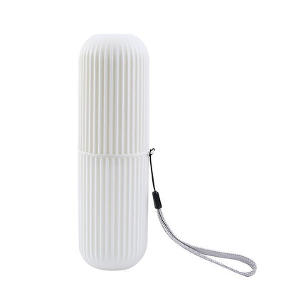 Compact Toothbrush  Toothpaste Protector DirtProof Travel Case for Camping Hiking  Daily Use