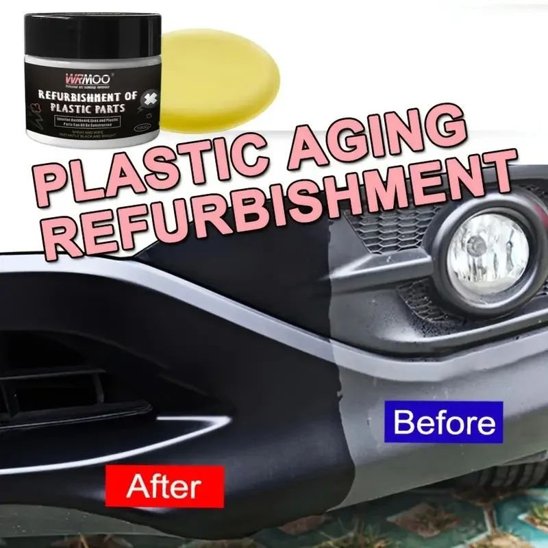 Car Plastic Restorer Back To Black Gloss Renewal Wax For Interior  Exterior Durable Repair Coating 1