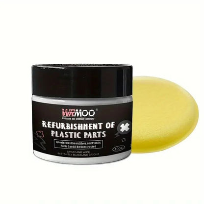 Car Plastic Restorer Back To Black Gloss Renewal Wax For Interior  Exterior Durable Repair Coating 5