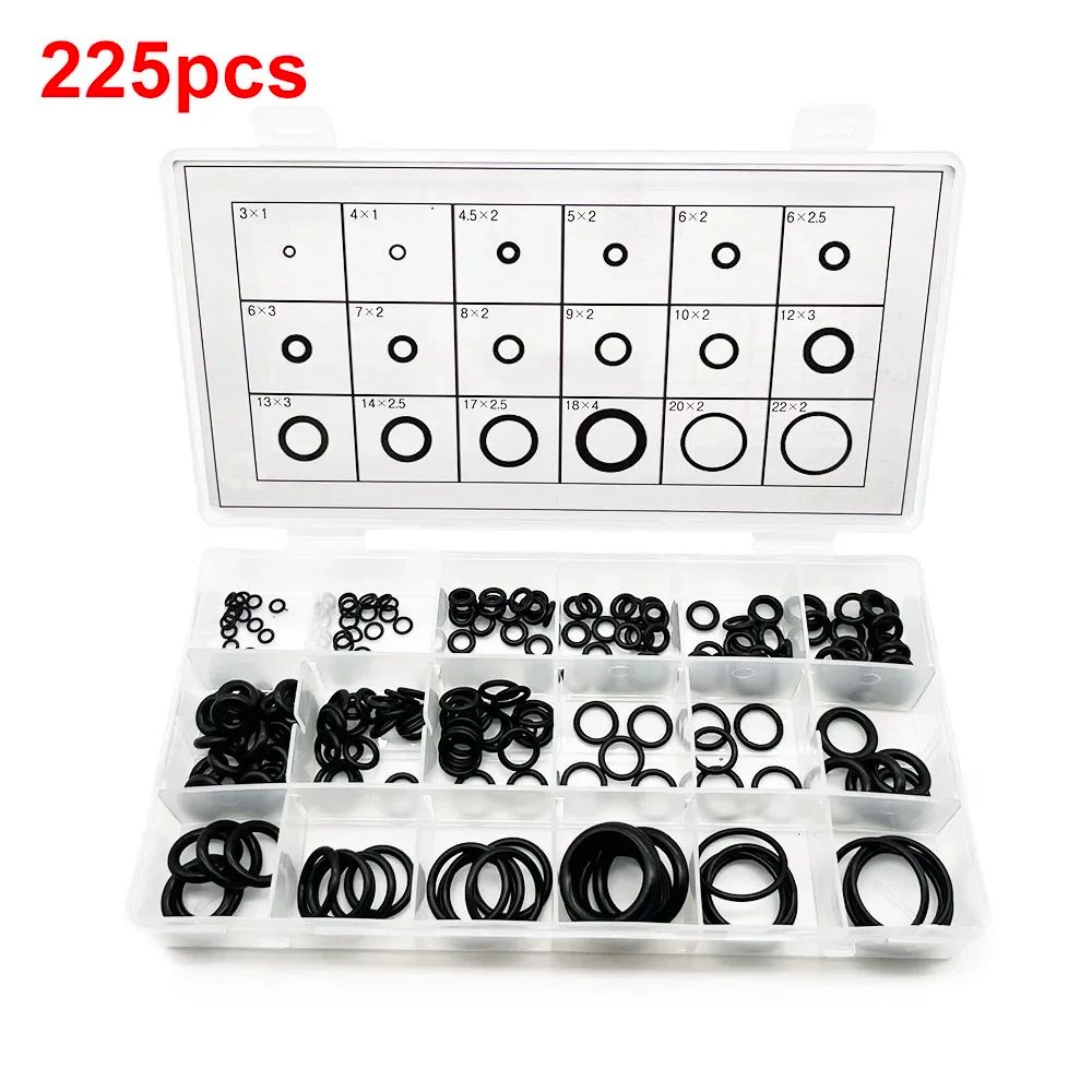 Premium 530 Piece Nitrile O Ring Seal Kit Heat  Oil Resistant Sealing Rings For Car ACR134aPumps  P