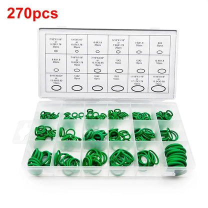 Premium 530 Piece Nitrile O Ring Seal Kit Heat  Oil Resistant Sealing Rings For Car ACR134aPumps  P