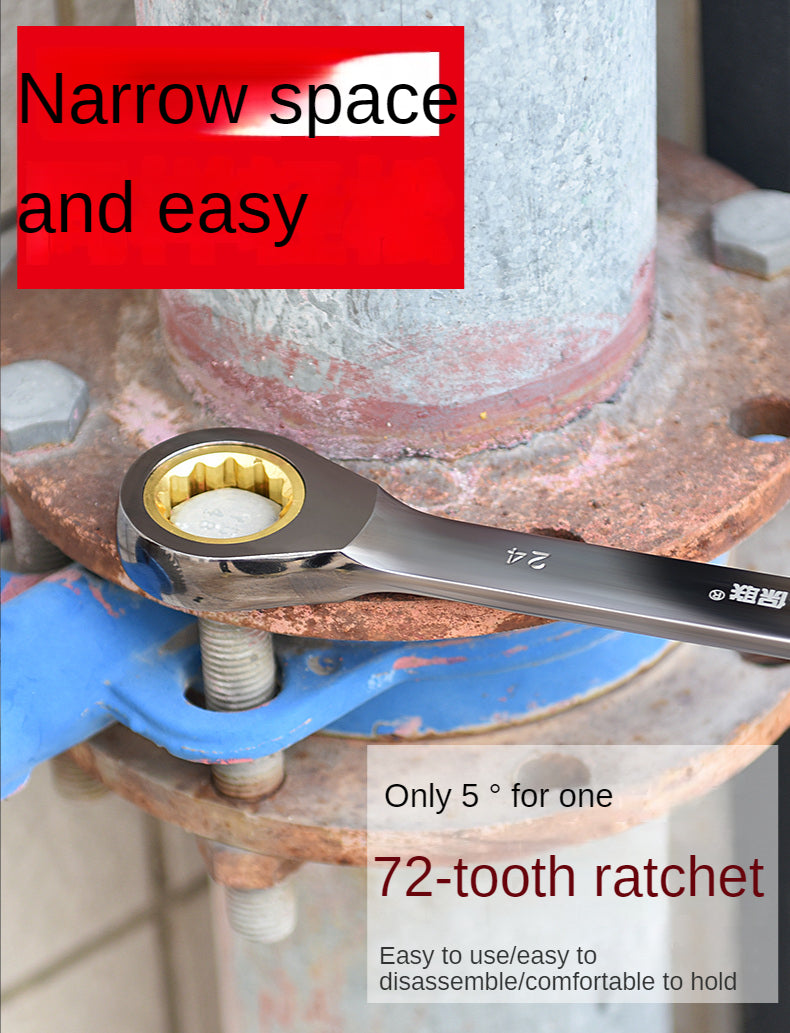 MultiSize Hand Tool Wrench Ratchet Torx Spanner For Mechanical  Auto Repair 5