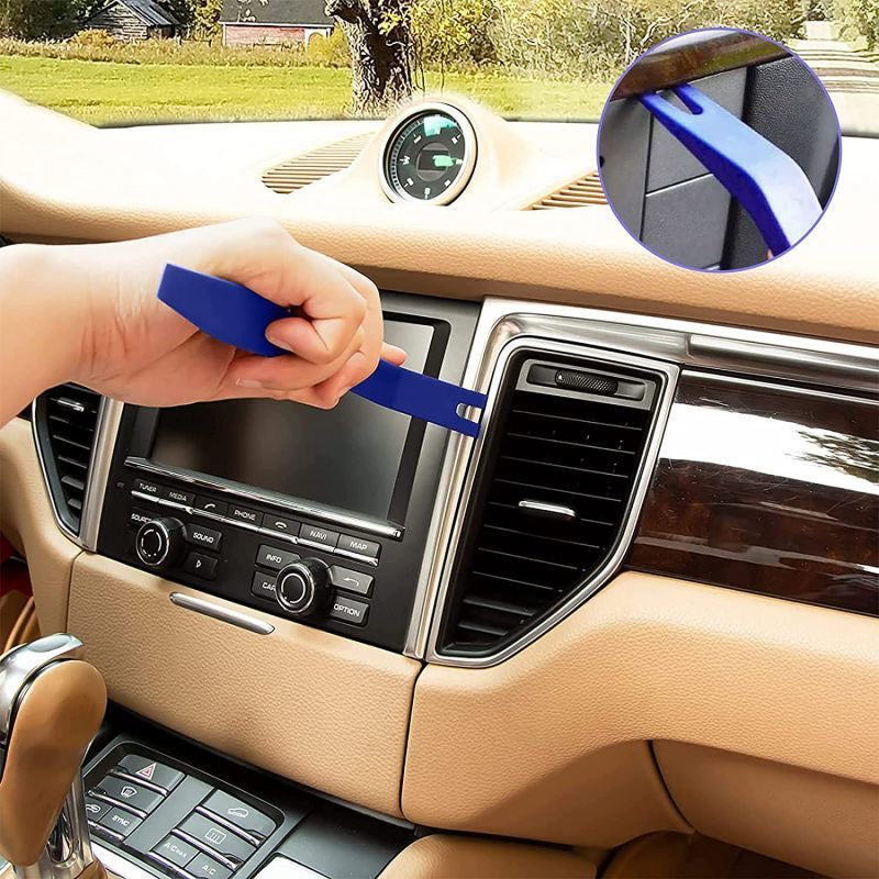 Complete Plastic Trim Removal Tool Set, Car Radio Installer & Panel Conversion Kit for DIY Auto Repair