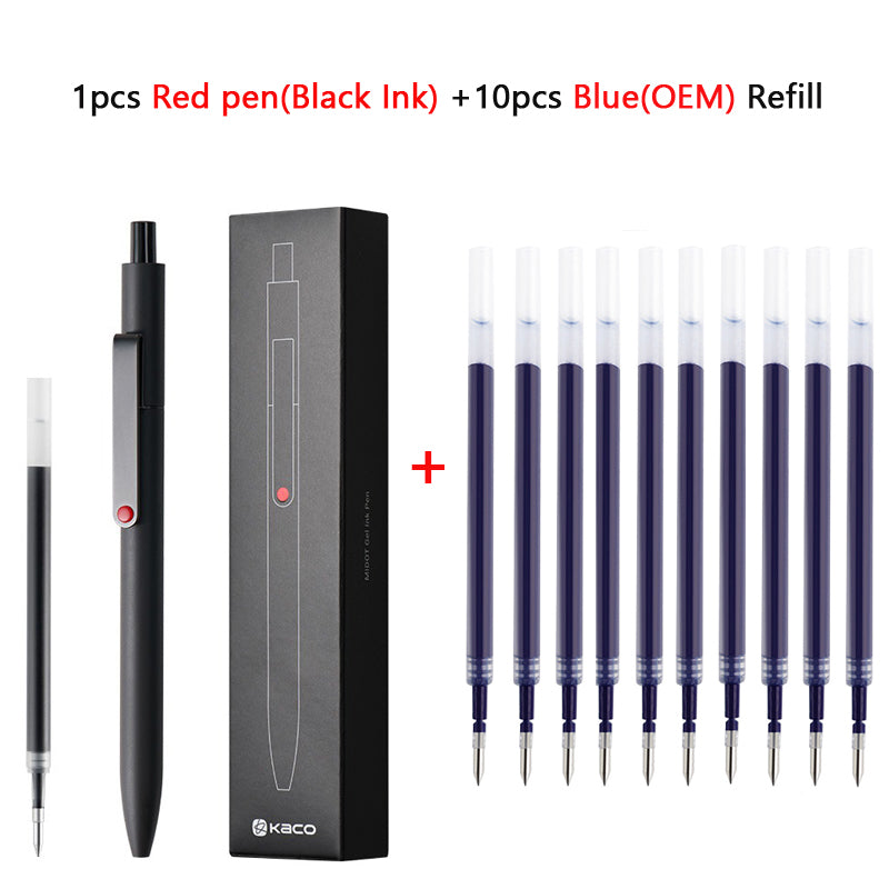 Smooth Writing Gel Ink Pens Quick Drying Press Pen for Exams, Homework & Papers