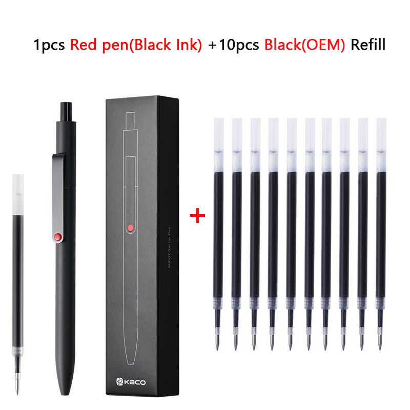 Smooth Writing Gel Ink Pens Quick Drying Press Pen for Exams, Homework & Papers
