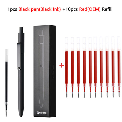 Smooth Writing Gel Ink Pens Quick Drying Press Pen for Exams, Homework & Papers