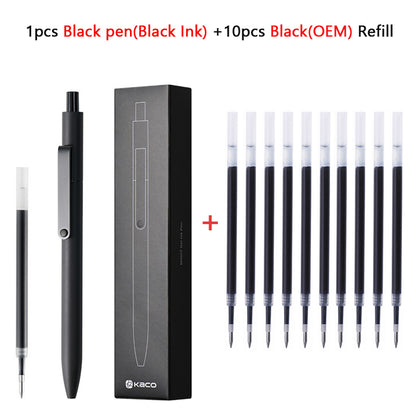 Smooth Writing Gel Ink Pens Quick Drying Press Pen for Exams, Homework & Papers