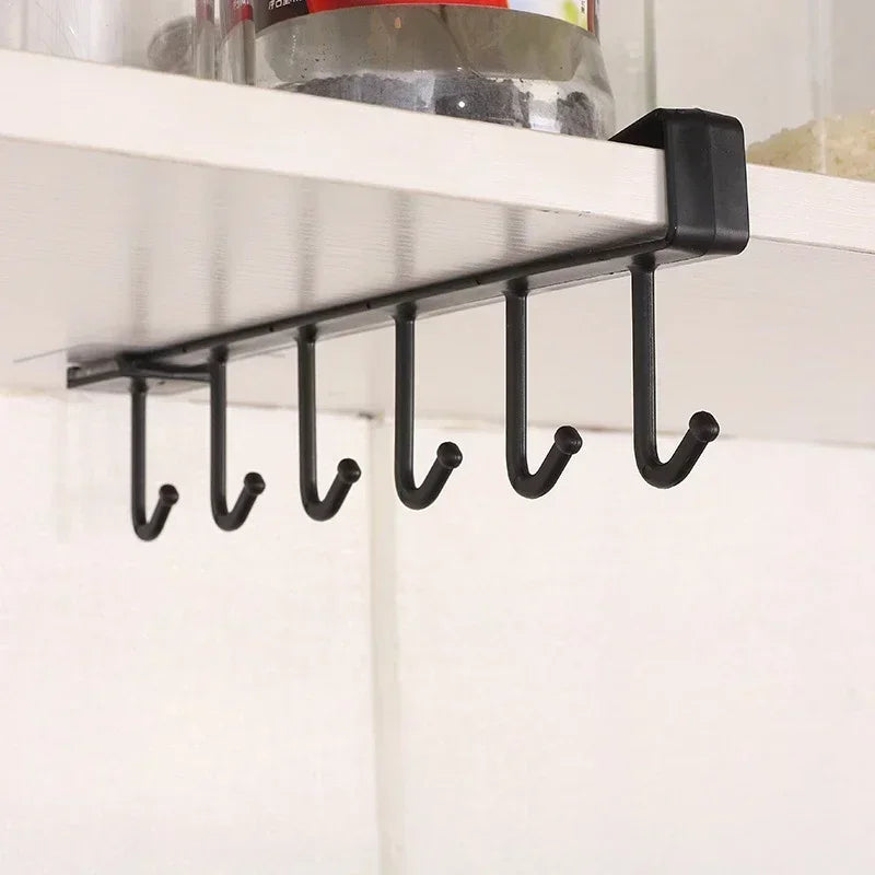 space saving mug storage solution for kitchen