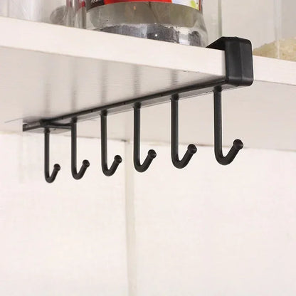 space saving mug storage solution for kitchen