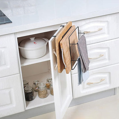 cabinet door shelf for kitchen organization
