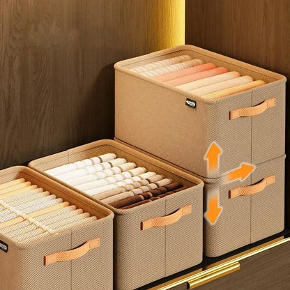 Foldable wardrobe organizer for small closets