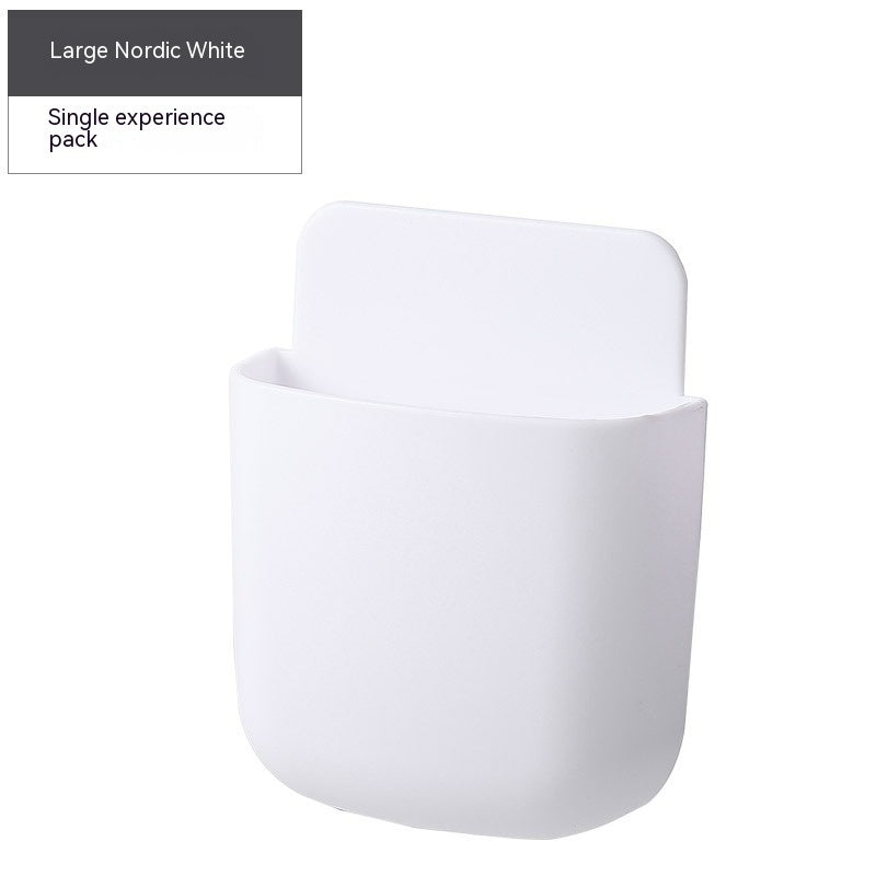 Wall mounted phone charger holder