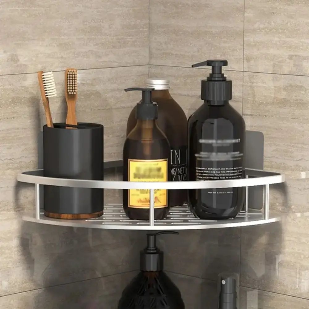 Shampoo organizer for bathroom wall