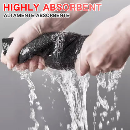 Thickened Magic Cleaning Cloth Microfiber Glass Clean Towel Reusable Washable Lintfree Cleaning Rag