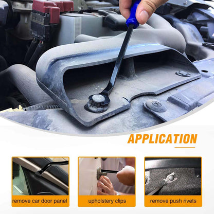 Professional Car Trim Removal Tool Kit5 Piece Auto Panel Clip Remover For DashboardStereo DVD  Inte 2