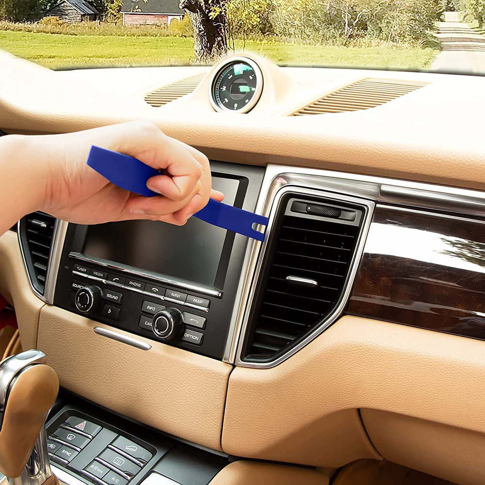 Professional Car Trim Removal Tool Kit5 Piece Auto Panel Clip Remover For DashboardStereo DVD  Inte 3