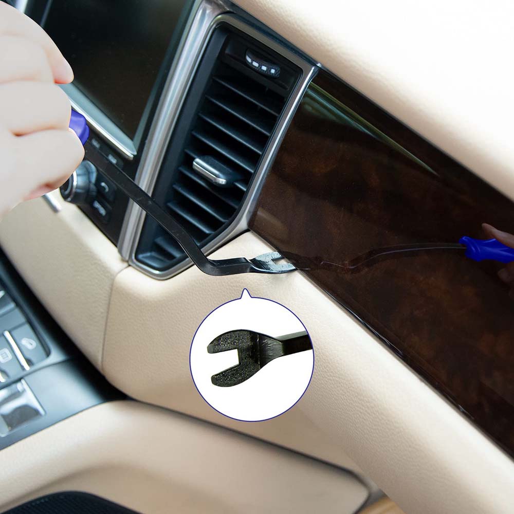 Professional Car Trim Removal Tool Kit5 Piece Auto Panel Clip Remover For DashboardStereo DVD  Inte 4