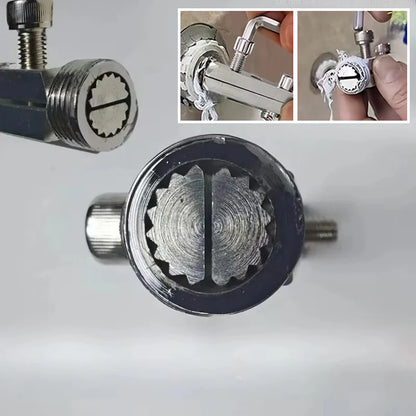 Thread Repair Tool & Stud Remover for 4/6 Point Bolts Easy Out Extractor for Plumbing & Valve Repair