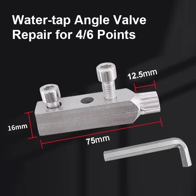 Thread Repair Tool & Stud Remover for 4/6 Point Bolts Easy Out Extractor for Plumbing & Valve Repair