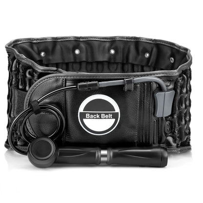 Inflatable Lumbar Support Belt, Air Traction Back Brace for Disc Herniation & Pressure Relief