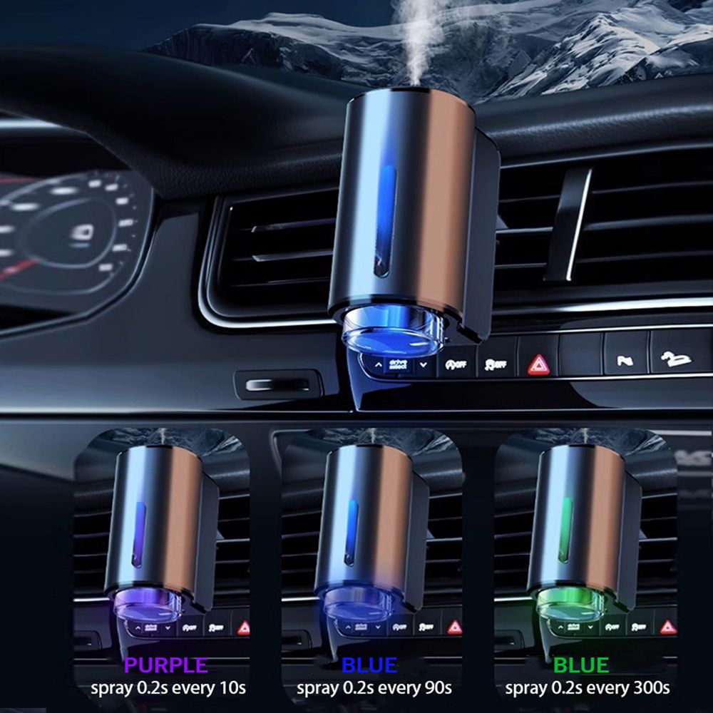 Car Electric Air Diffuser Aromatherapy Vent Humidifier & Mist Air Freshener for Odor Removal