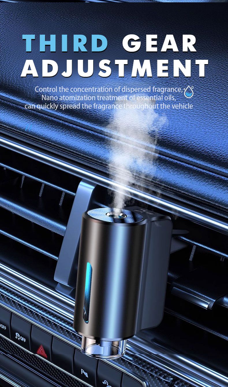 Car Electric Air Diffuser Aromatherapy Vent Humidifier  Mist Air Freshener For Odor Removal 17