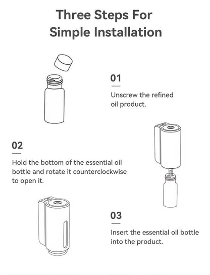 Car Electric Air Diffuser Aromatherapy Vent Humidifier  Mist Air Freshener For Odor Removal 18