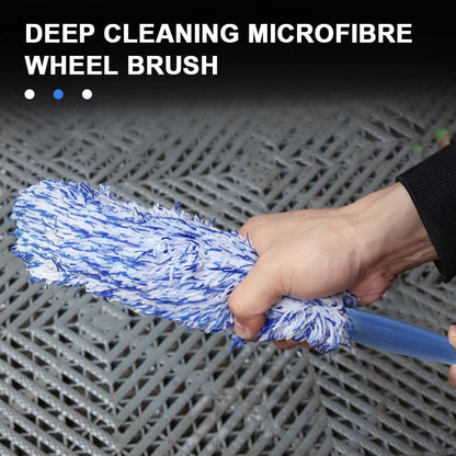 HeavyDuty Car Wheel Brush Durable Tire Rim  Hub Cleaning Tool for Effortless Washing  Detailing
