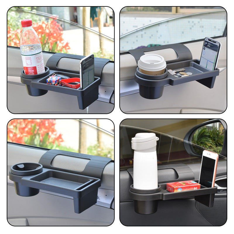 Multifunctional Car Organizer Box Hanging Storage Rack for Vehicle with Cup & Drink Holder