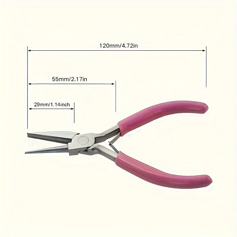 Professional Round Concave Pliers Jewelry Making Mini Precision Wire Loop Tools For DIY Crafting 3