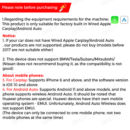 PLAYAIBOX 2 In 1 Wireless CarPlay  Android Auto Adapter For IPhoneAndroid In Benz Audi Kia Jeep  Mo