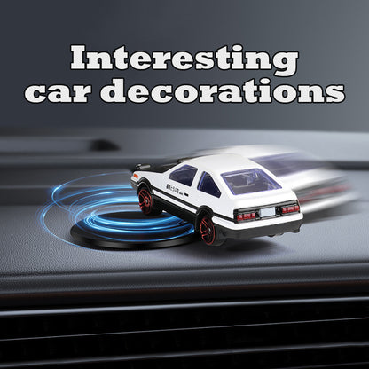 Car Dashboard Decorations, Cute Drift Tail Spinner Ornament for Center Console, Rotating & Swing Toy