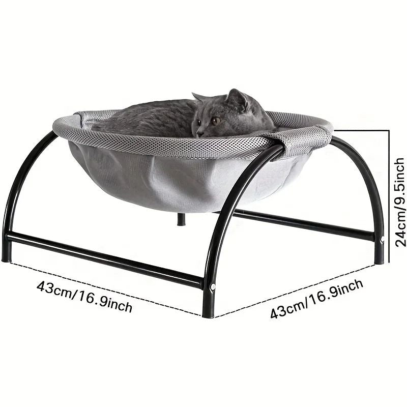 Breathable Cooling Cat Bed Elevated Pet Hammock For Small Pets 1