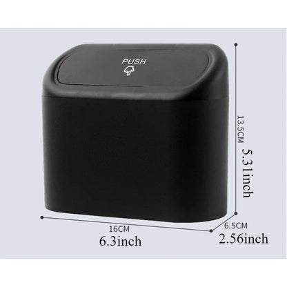 Mini Car Storage Trash Can Portable Hanging Garbage Bin