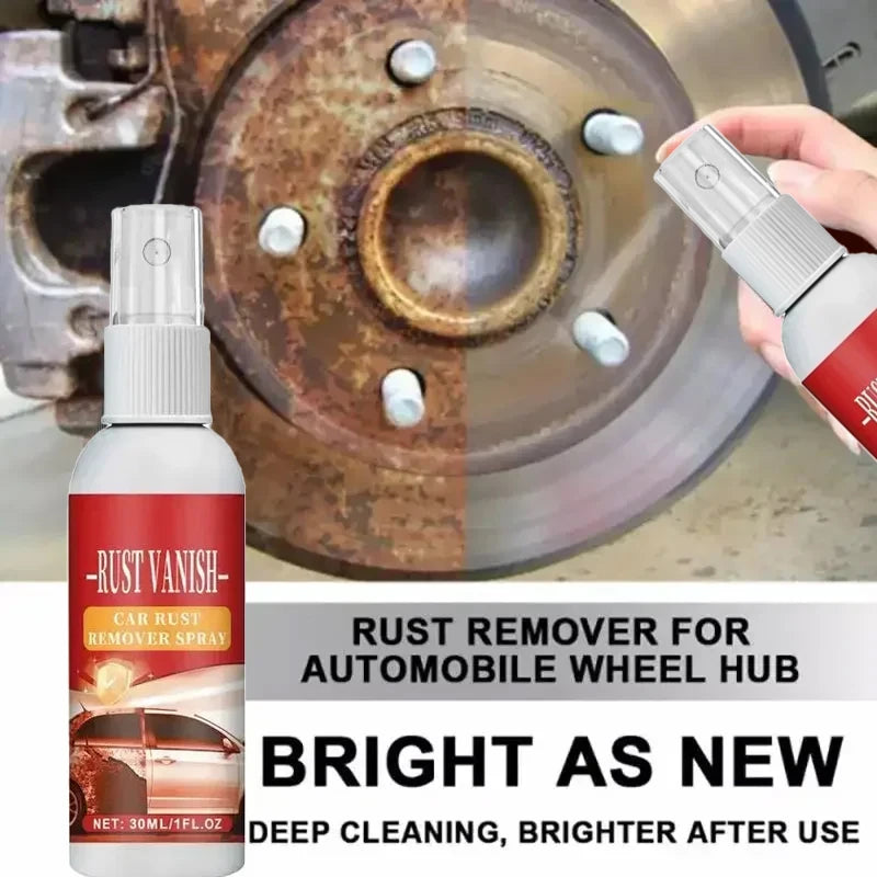Car Rust Remover Spray Metal Surface Chrome Cleaner  Paint Care For Auto Body Maintenance 1