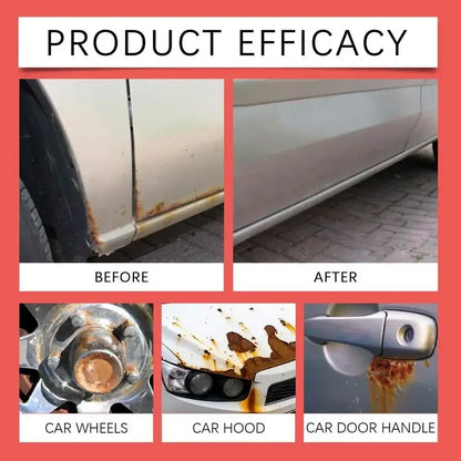 Car Rust Remover Spray Metal Surface Chrome Cleaner  Paint Care For Auto Body Maintenance 4