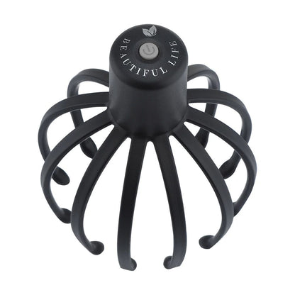 USB Rechargeable Electric Head Massager Massage Claws  ThreeSpeed Vibration Mode 2
