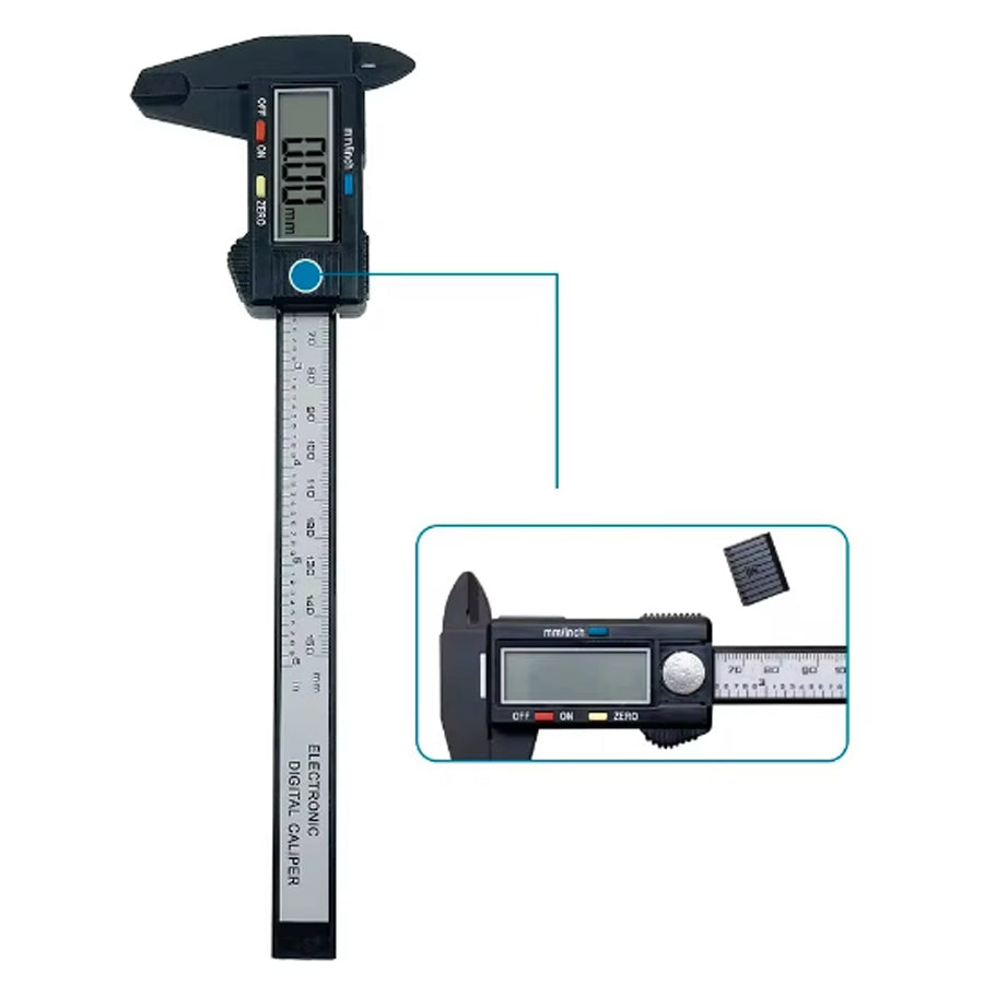 Digital Ruler Tool High-Accuracy Electronic Caliper for Professional & DIY Measurements
