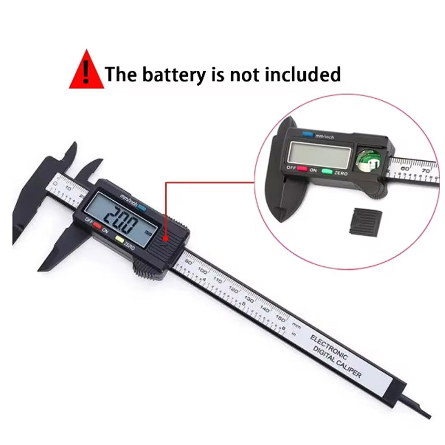 Digital Ruler Tool High-Accuracy Electronic Caliper for Professional & DIY Measurements