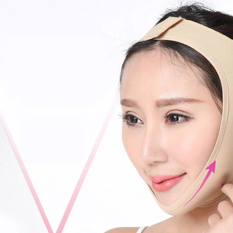 Breathable Vface Slimming Bandage Elastic Tapes V Line Shaper Chin Cheek Face Lift Devices Facial M 3