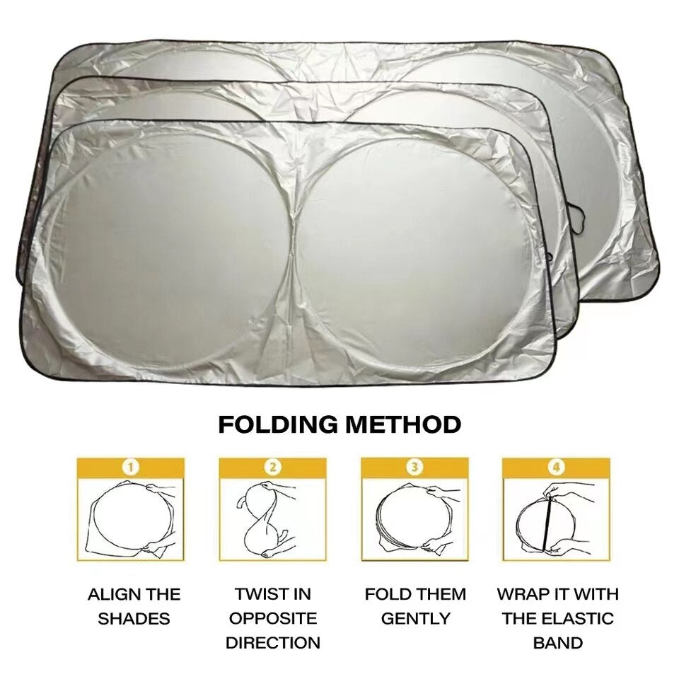 Car Windshield Sunshade Cover Foldable UV Protection Sun Shade  Auto Window Visor  Heat Protector