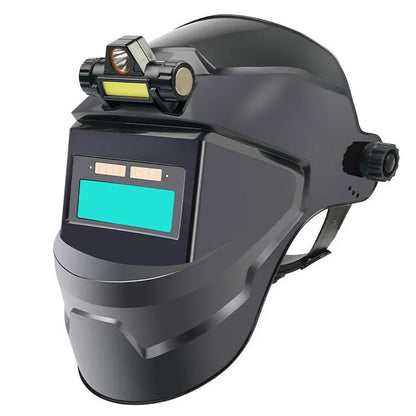 Professional Welding Facemask Automatic Light Adjustment, Panoramic Lens for Safe Arc & TIG Welding