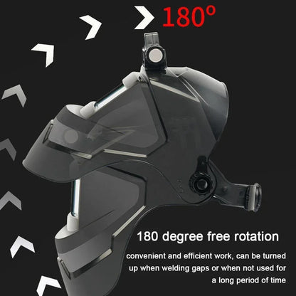 Professional Welding Facemask Automatic Light Adjustment Panoramic Lens For Safe Arc  TIG Welding 4