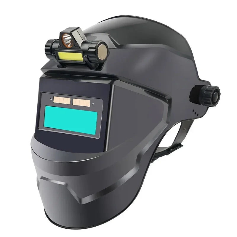 Professional Welding Facemask Automatic Light Adjustment Panoramic Lens For Safe Arc  TIG Welding 7